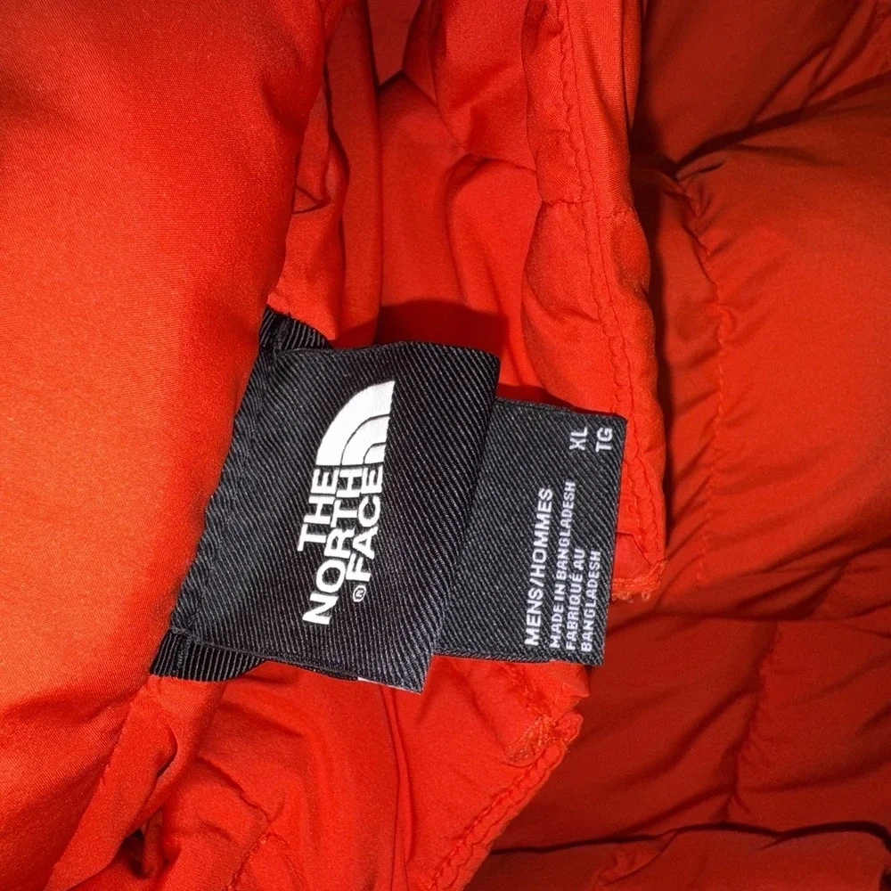 The North Face Aconcagua 3 Red White Hood Jacket Coat NF0A84I1 Men Size X-Large‎